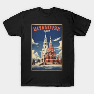 Ulyanovsk Russia Vintage Travel Tourism T-Shirt